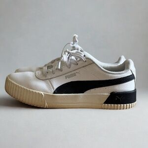 Puma White & Black Sneakers | Women’s 8